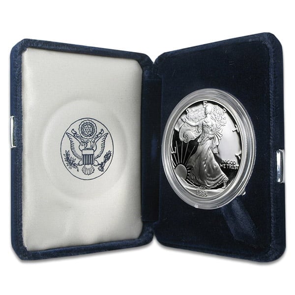 1995 Proof Silver American Eagle - 1 Troy Oz .999 Pure
