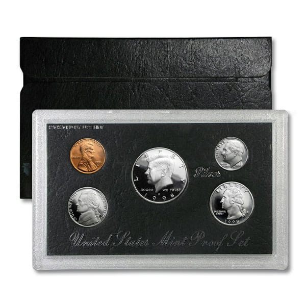 1998-S United States Mint Proof Silver Set