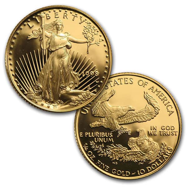 1998 Proof Gold Eagle Set (1 oz, 1/2-oz, 1/4-oz & 1/10-oz)
