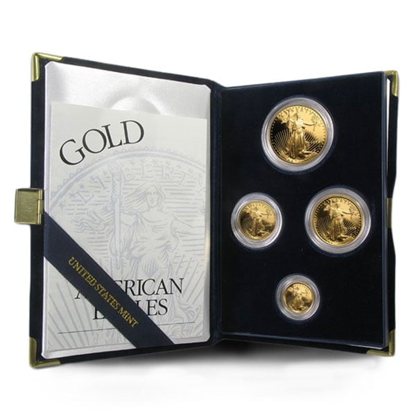 1998 Proof Gold Eagle Set (1 oz, 1/2-oz, 1/4-oz & 1/10-oz)