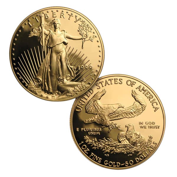 1999 Proof Gold Eagle Set (1 oz, 1/2-oz, 1/4-oz & 1/10-oz)