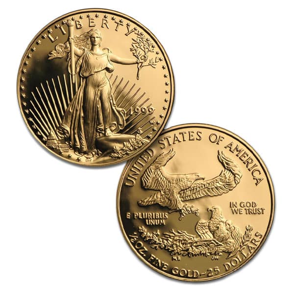 1999 Proof Gold Eagle Set (1 oz, 1/2-oz, 1/4-oz & 1/10-oz)