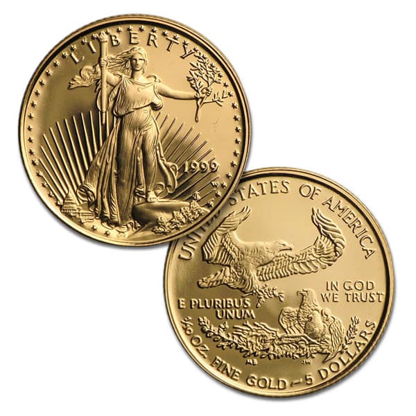 1999 Proof Gold Eagle Set (1 oz, 1/2-oz, 1/4-oz & 1/10-oz)