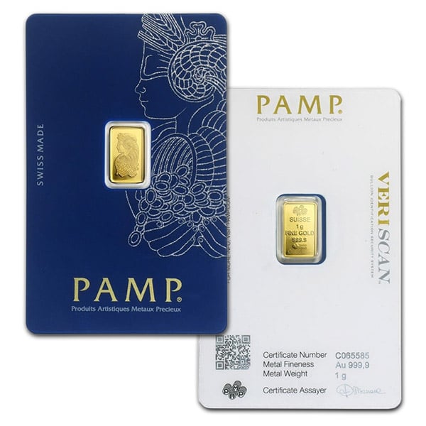 1 gms Pure Gold Bar 24KT (999)