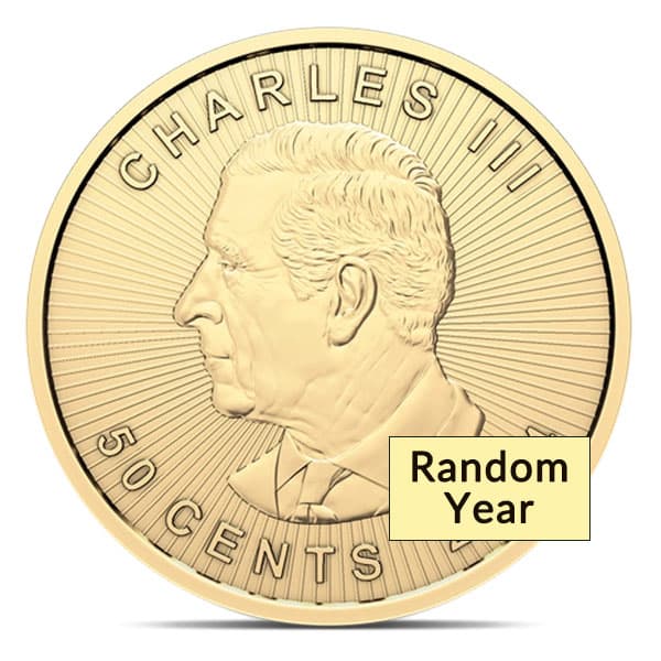 MapleGram SINGLE, 1 Gram .9999 Pure Gold in Assay (Dates Our Choice)