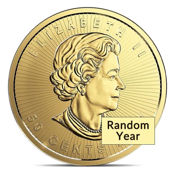 MapleGram SINGLE, 1 Gram .9999 Pure Gold in Assay (Dates Our Choice)