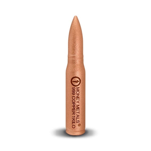 Copper Autocannon Replica - 1 Kilo, .999 Pure Copper