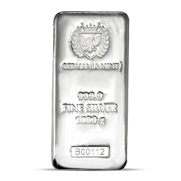 Germania Mint Kilo Silver Bar - 1 Kilo (32.151 Troy Oz), .999 Pure