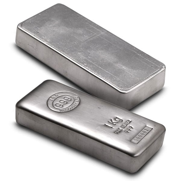 JBR Kilo Silver Bar - 1 Kilogram (32.151 Troy Oz), .999 Pure