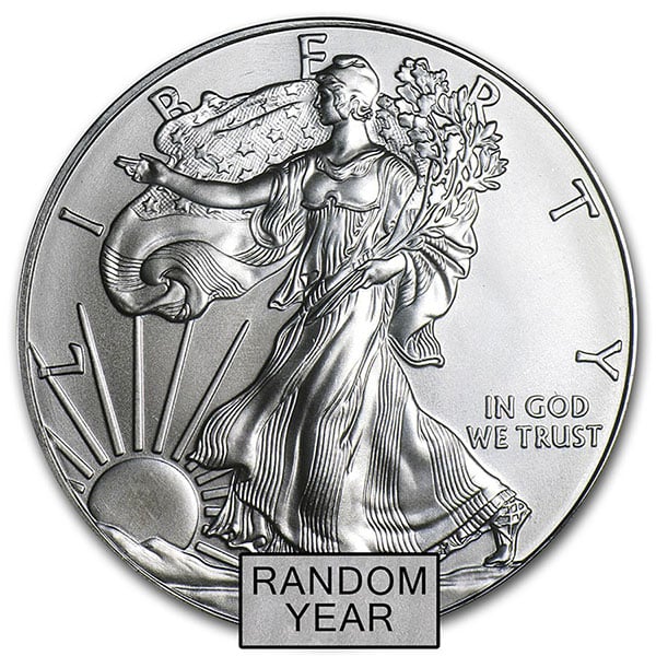 Silver American Eagle - RANDOM Year (Dates/Type our Choice)