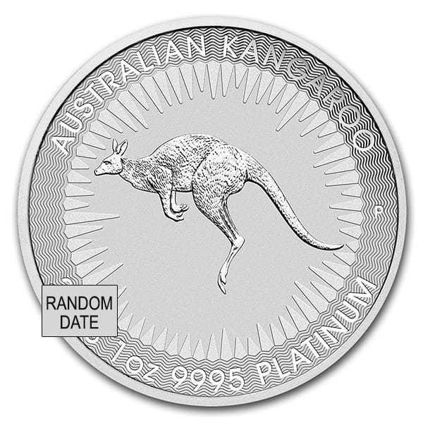 Perth Mint Australia Platinum Kangaroo, 1 Troy Oz., .9995 Pure