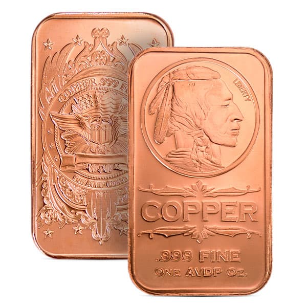 Arizona Copper Ingot - One Ounce