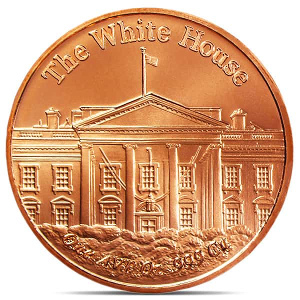 Copper President Trump Round - 1 AVDP Oz, .999 Pure Copper