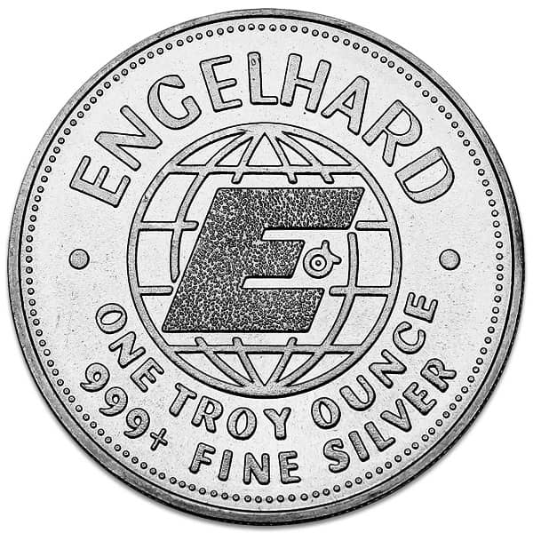 Engelhard Prospector Silver Round - 1 Troy Ounce