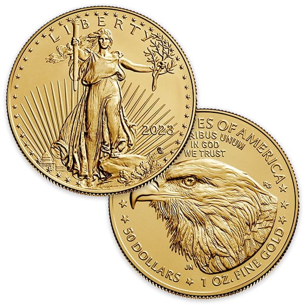 2023 Gold American Eagle Coin - 1 Troy Ounce, 22k Purity thumbnail