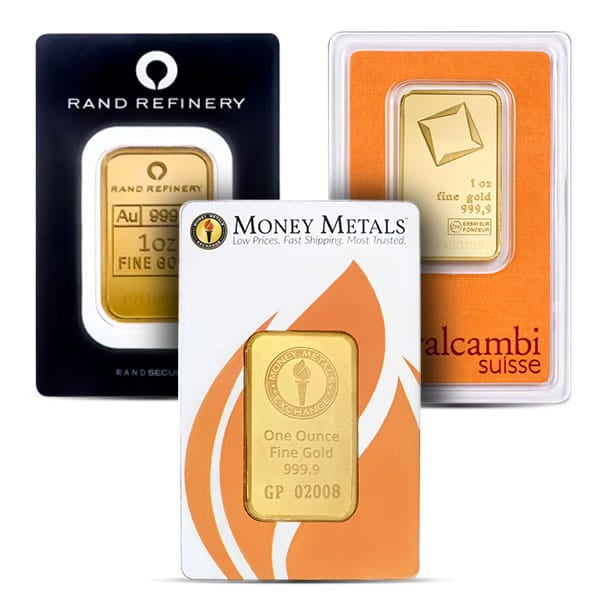 1 oz Gold Bar Rand Refinery (New in Assay)