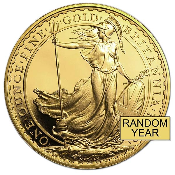 British Britannia, Queen Elizabeth II - 1 Troy Oz, .9999 Pure Gold thumbnail