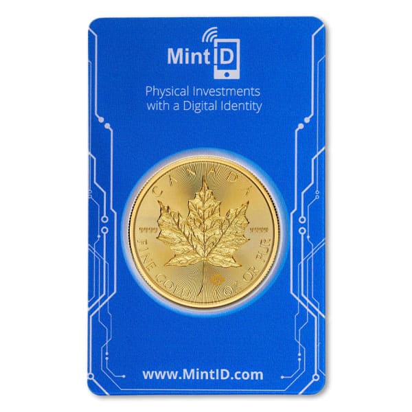 MintID Gold Canadian Maple Leaf - 1 Oz, .9999 Pure Gold