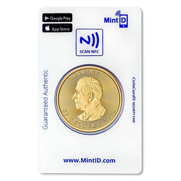 MintID Gold Canadian Maple Leaf - 1 Oz, .9999 Pure Gold