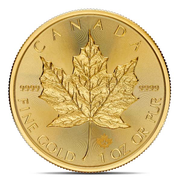 Gold 1 Oz Canadian Maple Leaf Coin (King Charles III - Random Date)