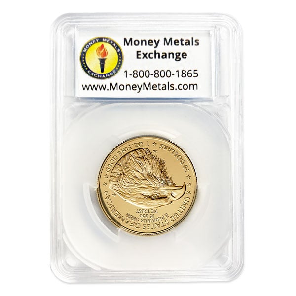 1 Oz Gold American Eagle - IN HAPPY BIRTHDAY CAPSULE thumbnail