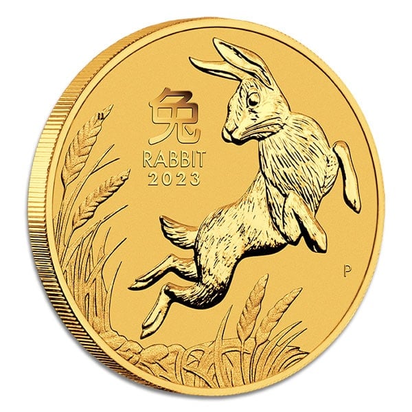 Perth Mint Lunar Series - 2023 Year of the Rabbit, 1 Oz .9999 Gold thumbnail