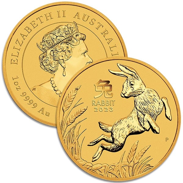 Perth Mint Lunar Series - 2023 Year of the Rabbit, 1 Oz .9999 Gold