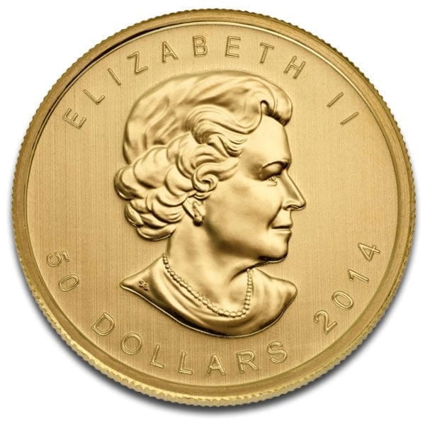 1 Oz Canadian Maple Leaf Gold Coin thumbnail