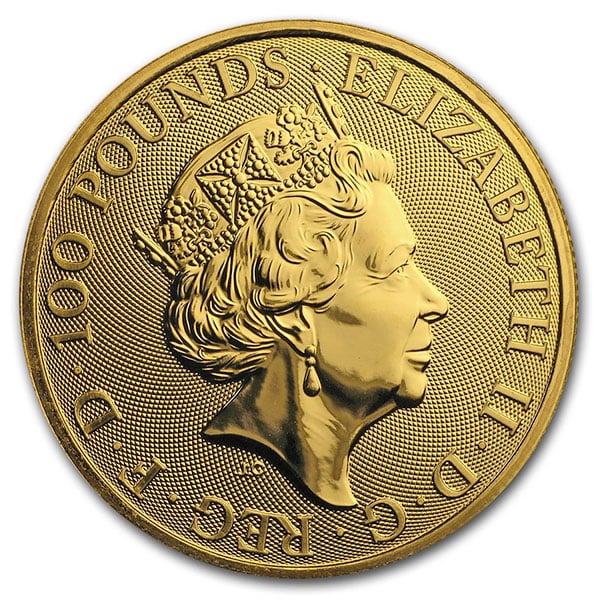 Queen's Beast Falcon - 1 oz .9999 Pure Gold