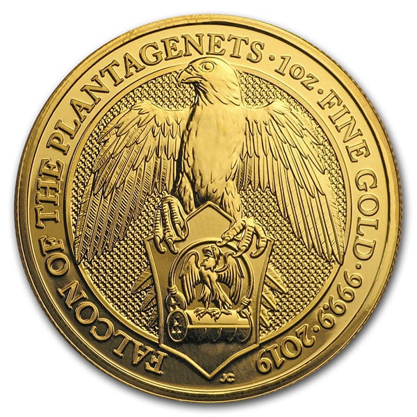 Queen's Beast Falcon - 1 oz .9999 Pure Gold