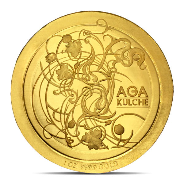 AgaBullion Tiger Gold 1 Troy Oz Round - .9999 Pure