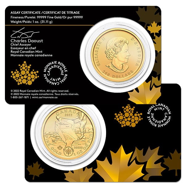 Klondike Gold Rush Series - Prospecting for Gold, 1 Oz .99999 Fine in Assay