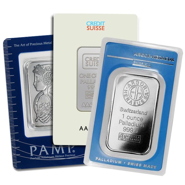 1 Oz Palladium Bar (Brand Our Choice)