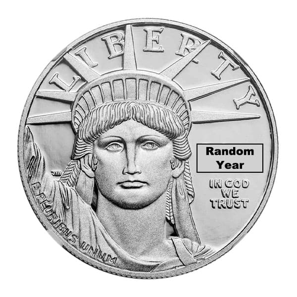 Preamble Series RANDOM Date Proof Platinum American Eagle - 1 Troy Oz .9995 Pure