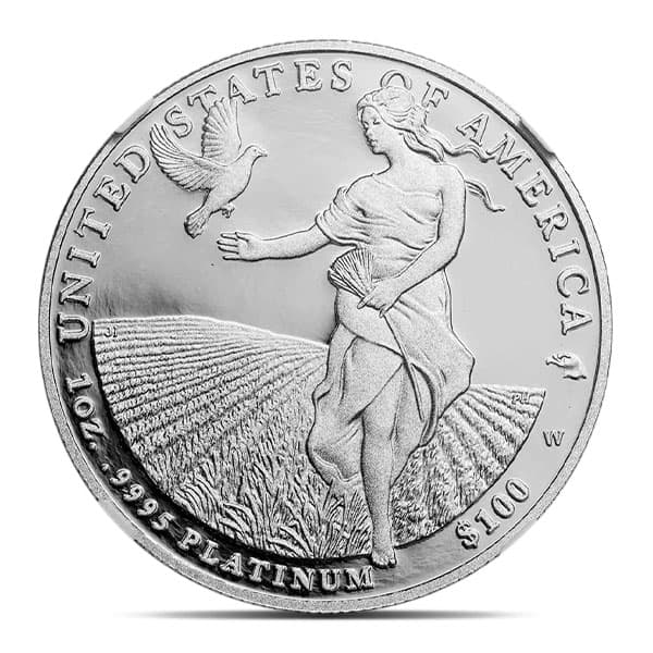 Preamble Series RANDOM Date Proof Platinum American Eagle - 1 Troy Oz .9995 Pure