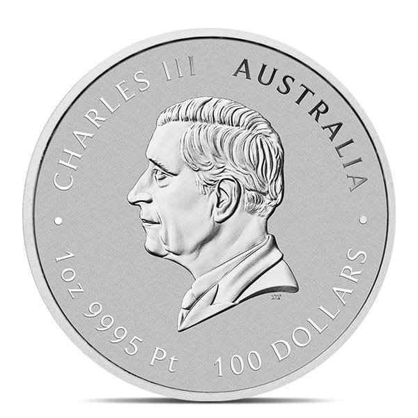 Perth Mint Lunar Series - 2025 Year of the Snake, 1 Oz .9995 Platinum