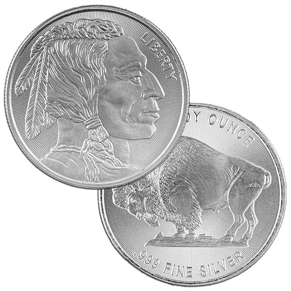 1 Oz Silver Buffalo Round