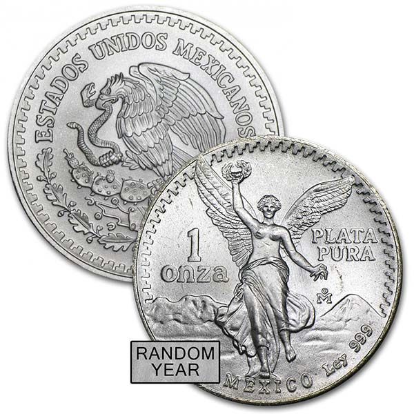 Mexican Libertad - 1 Troy Oz, Pure Silver