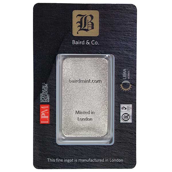 1 Oz Rhodium Bars thumbnail