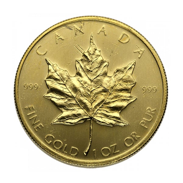 Scruffy Gold Maple Leaf - 1 Oz, .999 Min Purity thumbnail