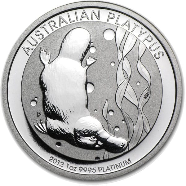 1 Oz Australian Platinum Platypus Coins