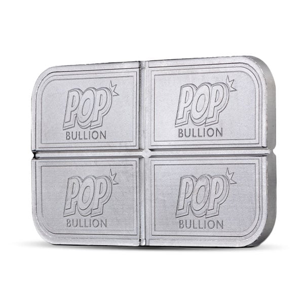 POP Bullion - Divisible 1 Ounce Silver Bar - .999 Pure