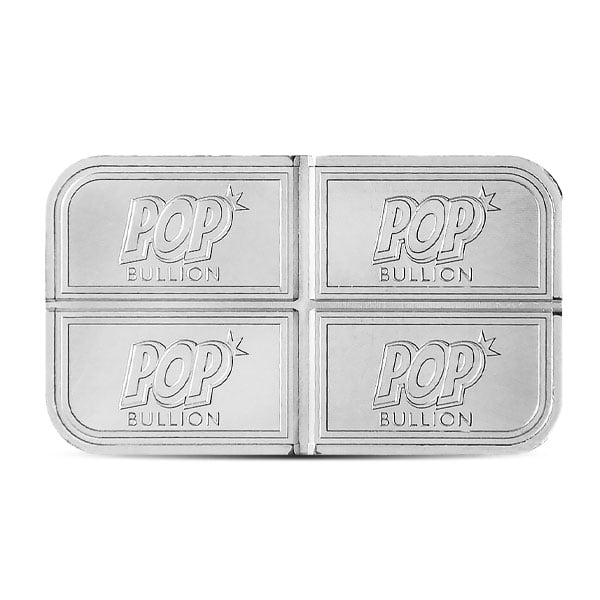 POP Bullion - Divisible 1 Ounce Silver Bar - .999 Pure