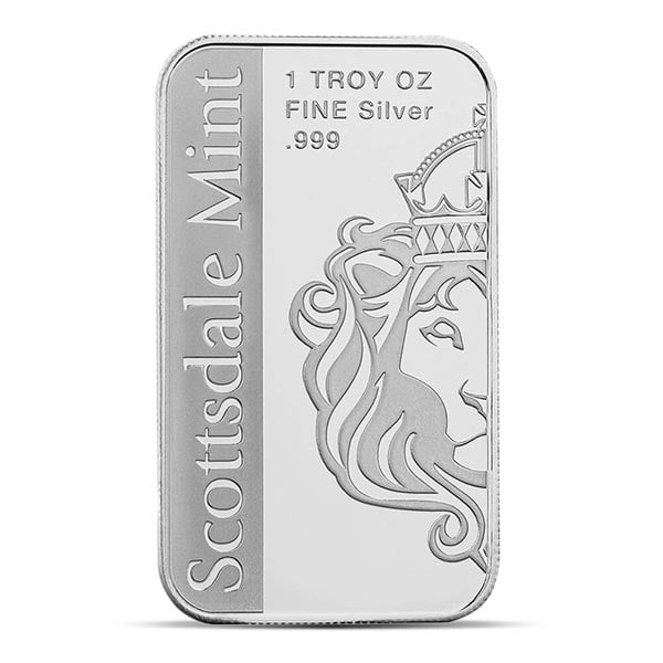 Liberty Flag (Colorized) Silver Bar - 1 Troy Ounce