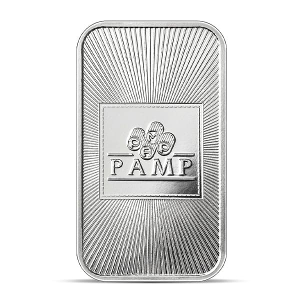 PAMP 1 Troy Ounce Bar, .999 Pure Silver
