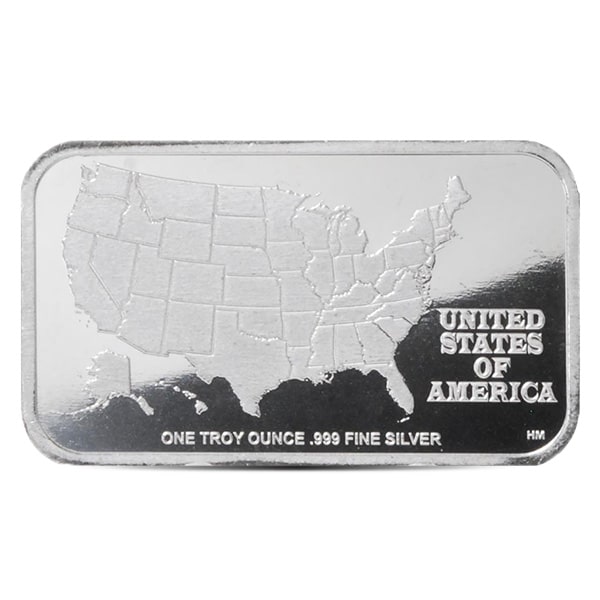 Colorado State Flag Silver Bar (Colorized) - 1 Troy Ounce, .999 Pure
