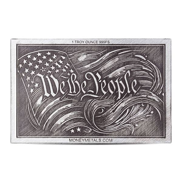 We The People Silver Card - 1 Troy Ounce, .999 Pure