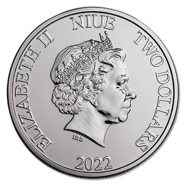 Niue Star Wars; 2022 Darth Vader - 1 Oz Silver Coin .999 Pure