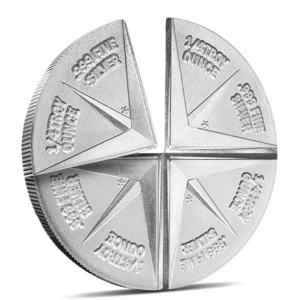 Goldpanner - 1 Troy Ounce Divisible Silver Round, .999 Pure