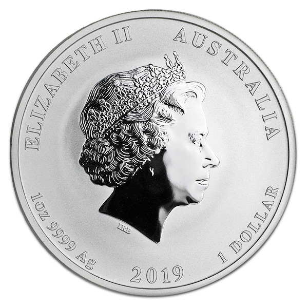 Lunar Pig - Perth Mint 1 Oz .9999 Fine Silver thumbnail